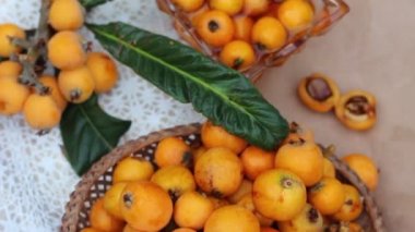 Yenidünya meyve ve Jam Eriobotrya japonica, yenidünya, Çin Erik, Japon eriği, Japon muşmulası, Pipa, Nispero ve Malta eriği