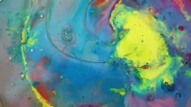 Soyut renkli mürekkep sıvı boya patlayabilir difüzyon Psychedelic patlama hareket