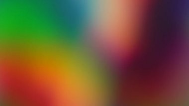 Gökkuşağı degradesi. Dinamik hareket. Renkli soyut arka plan. Işıklı gerçeküstü bulanık hareketli degrade