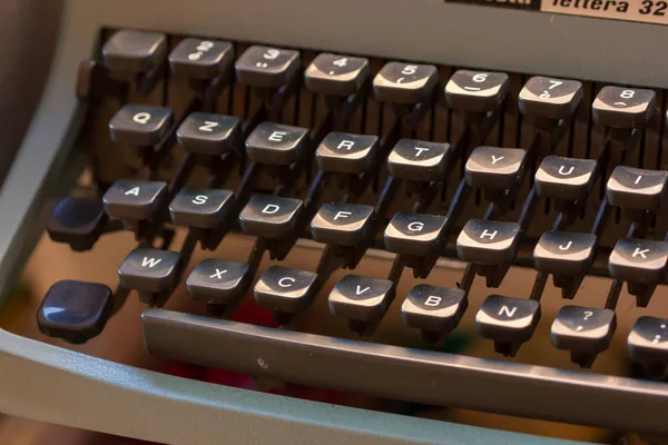 Teclados Vintage Mercado Pulgas — Fotografia de Stock