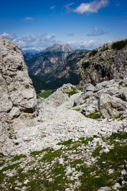 Dağ yollar üç tepeler Lavaredo