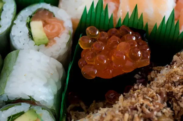 Mix Smaczny Sushi — Zdjęcie stockowe