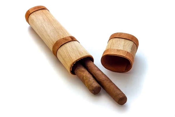 Cuban Cigars Closeup View — Stock Photo, Image