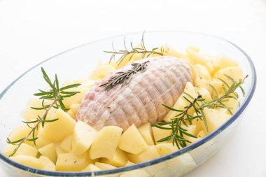 Kızarmış patates ile pişirmek