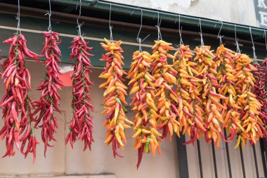 İtalya 'nın Sorrento Napoli Biberleri