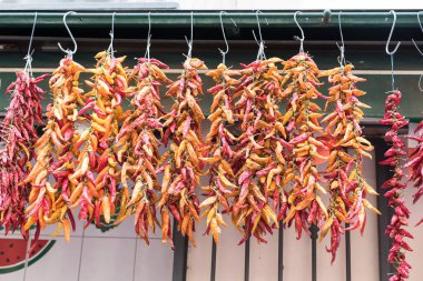 İtalya 'nın Sorrento Napoli Biberleri