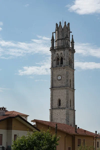 Clock Tower Fregonia Italy — Stock Photo, Image