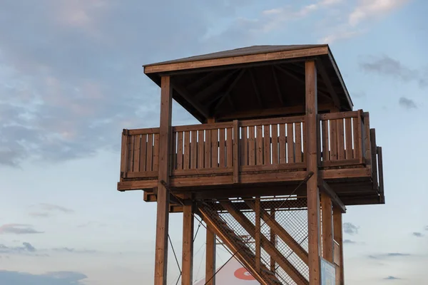 Tower Görünüm Nişangah Tahta — Stok fotoğraf