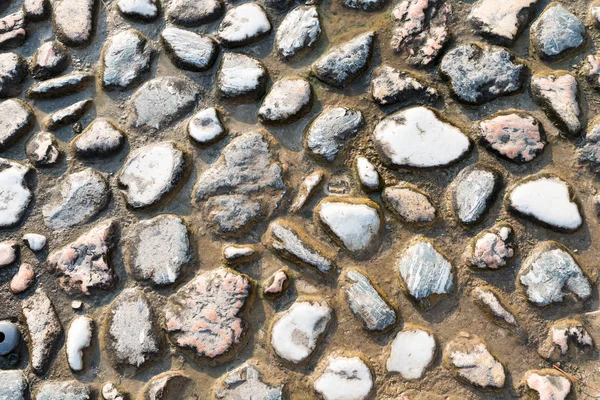 Texture River Stones — Stock Photo, Image