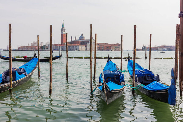 Venezia Venice gondolas view