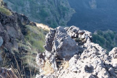 Etna manzarası Catania Sicilya İtalya