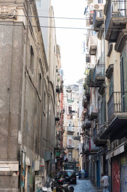 Napoli İtalya çökmekte bina