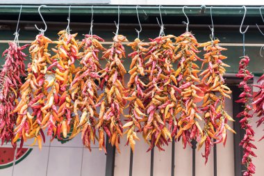 İtalya 'nın Sorrento Napoli Biberleri