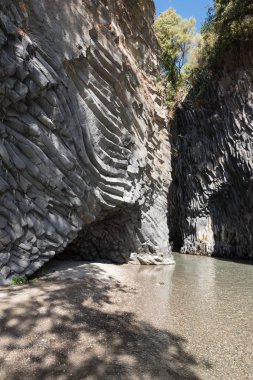 Alcantara Mağaraları Sicilya İtalya