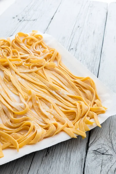 Bologna Original Hemlagad Tagliatelle Pasta — Stockfoto