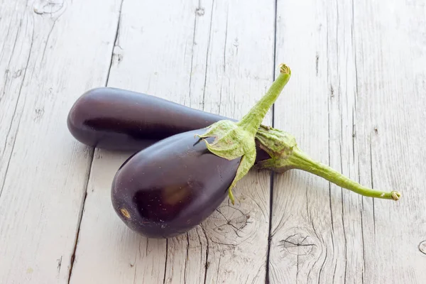 生物茄子特写视图 — 图库照片