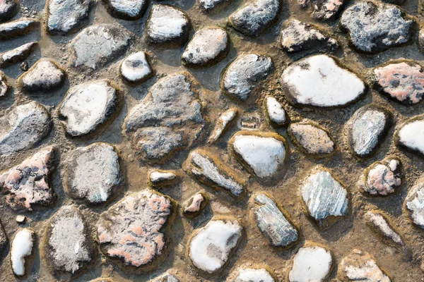 Texture River Stones — Stock Photo, Image