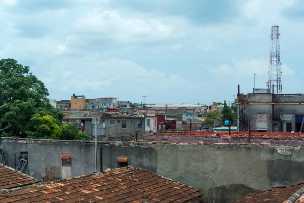 Ruas Cuba Panorama — Fotografia de Stock