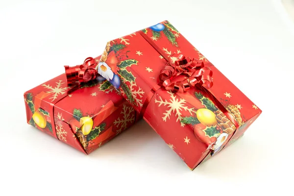 Christmas Gifts Multicolor View — Stock Photo, Image