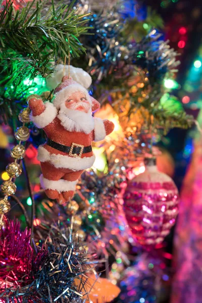 Kerst Decoraties Multicolor Closeup — Stockfoto