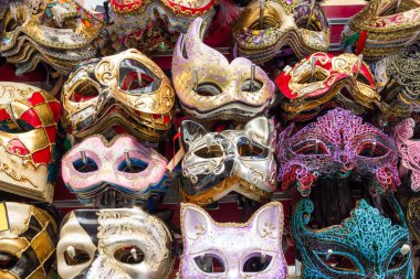 Venedik closeup görünümü maskeleri