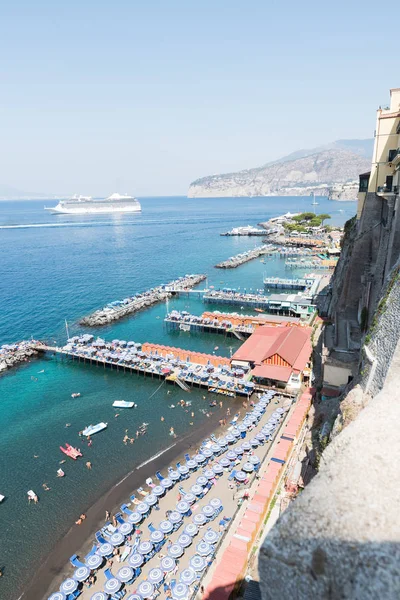 Sorrento Nápoles Itália Panorama — Fotografia de Stock