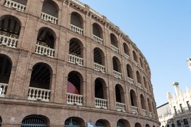 Valencia'da güzel tipik binalar