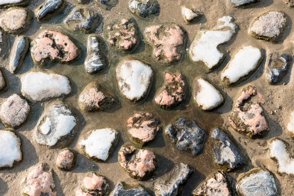 Texture River Stones — Stock Photo, Image