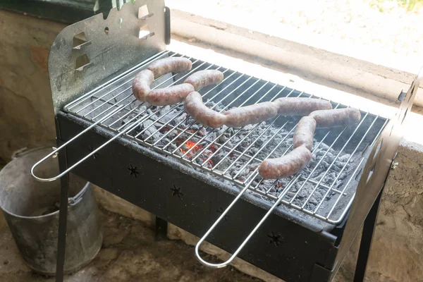 Cozinhar Abruzzesi Salsiccia Vista — Fotografia de Stock