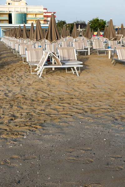 イタリアのビーチ傘 — ストック写真