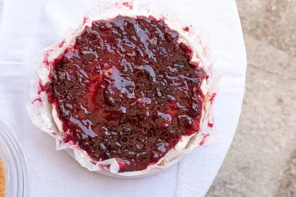 Stock image Semifreddo with berries view