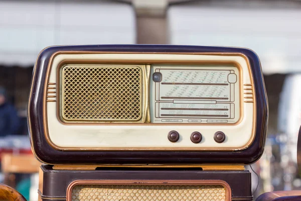 Vintage Radio tube in a flea market