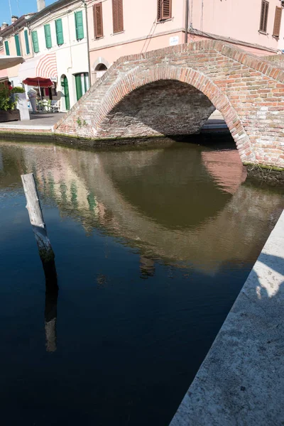 Staden av Comacchio i Italien — Stockfoto