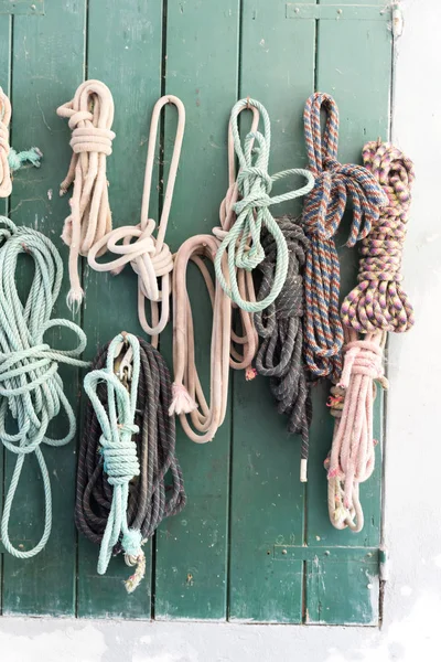 Ropes of different colors — Stock Photo, Image