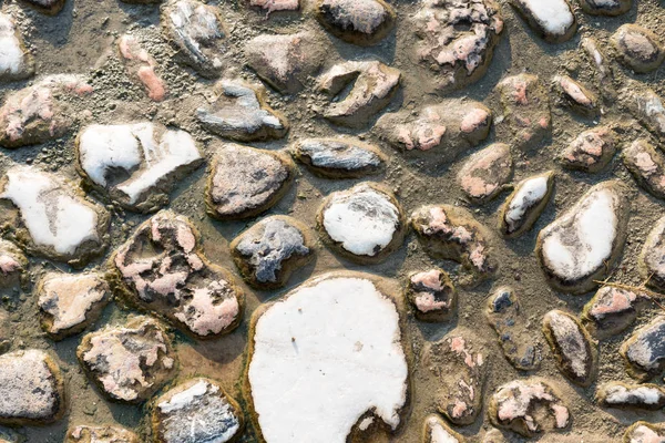 Textura de pedras fluviais — Fotografia de Stock