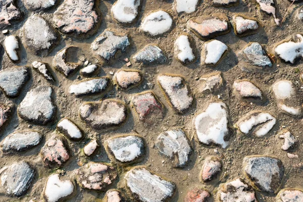 Texture di pietre di fiume — Foto Stock