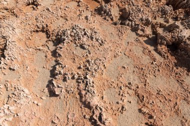 Kırmızı zemin dokusu üst görünümü