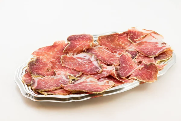 Salame italiano chiamato "Coppa " — Foto Stock