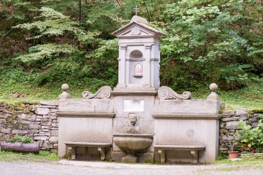 Ormanda taş çeşme