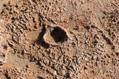 Sicilya kırmızı toprak dokusu