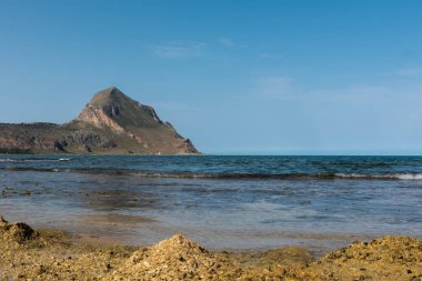 Sicilya 'nın muhteşem manzaraları (San Vito lo Capo)