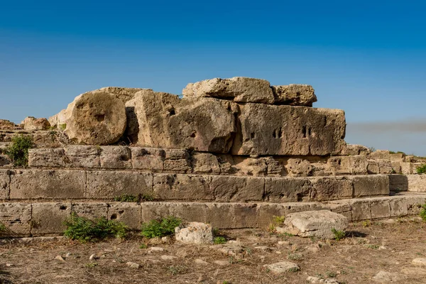 Храм Селинунте на Сицилии — стоковое фото