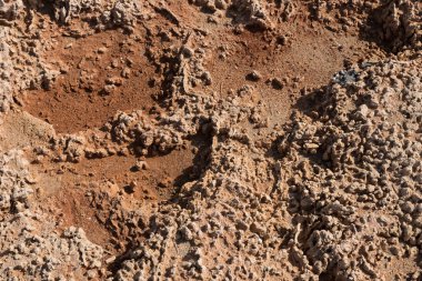 Sicilya kırmızı dünya görünümü