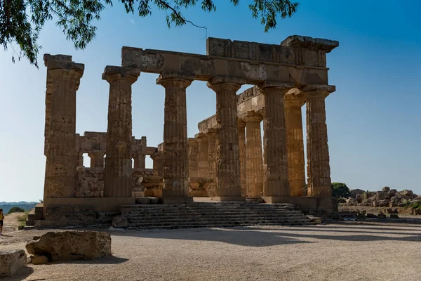 Tempio di Selinunte in Sicilia — Foto Stock