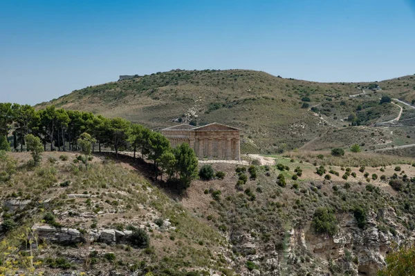 Templet i Segesta i Sicilien — Stockfoto