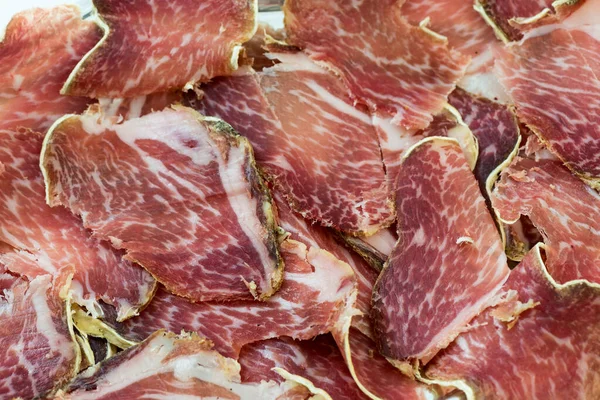 Italian salami called "Coppa" — Stock Photo, Image