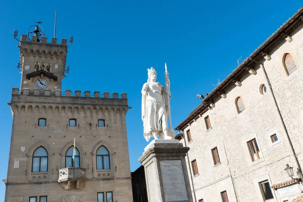 Roads Buildings San Marino Rimini — Stock Photo, Image