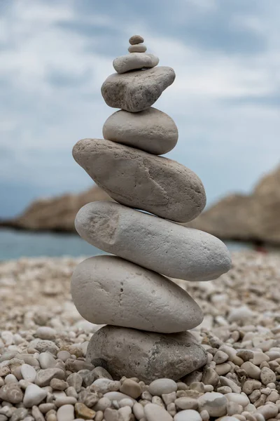 Equilibrio Piedra Cerca — Foto de Stock