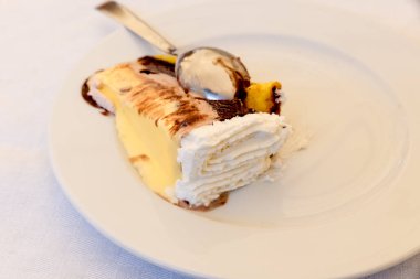 Dondurmalı pasta manzarası