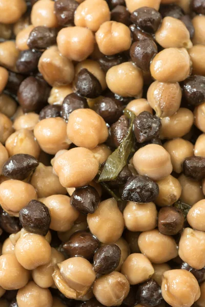 Garbanzos Negros Marrones Cerca — Foto de Stock